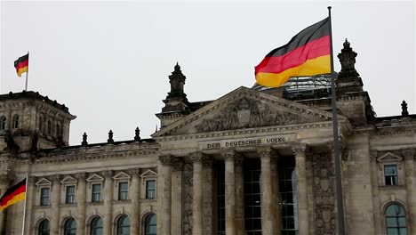 The-Reichstag-building-in-Berlin:-German-parliament.