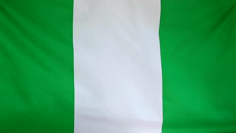 Flagge-Nigerias-in-Zeitlupe
