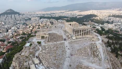 4K-Drohne-Schuss-von-Akropolis