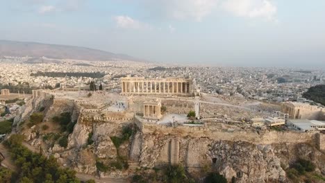 4K-Drohne-Schuss-von-Akropolis