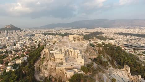 4K-Drohne-Schuss-von-Akropolis