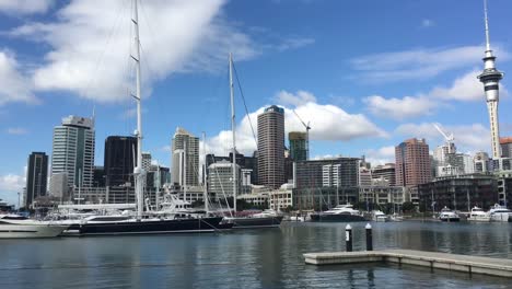 Auckland-skyline-from-Viaduct-Harbour-New-Zealand