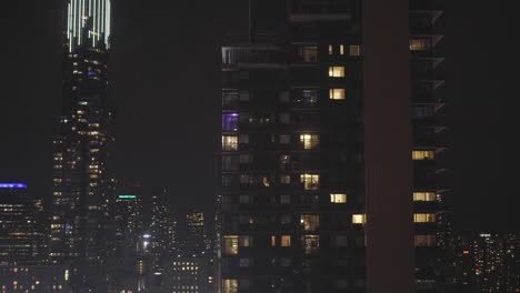 Nacht-Leben-Blick-auf-Toronto-Ontario-Kanada-Kern-der-Innenstadt