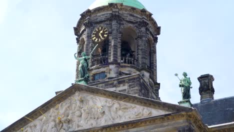 Closer-look-of-the-tower-clock-of-the-big-castle