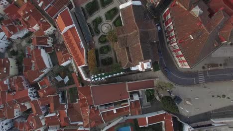 Aerial-View-of-Alfama,-Lisbon,-Portugal