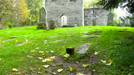 Old-gravestones-at-a-cemetery