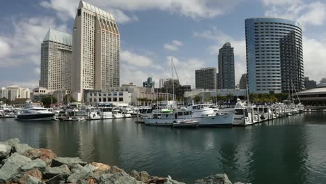 Die-Innenstadt-von-Skyline-von-San-Diego-Kalifornien-USA