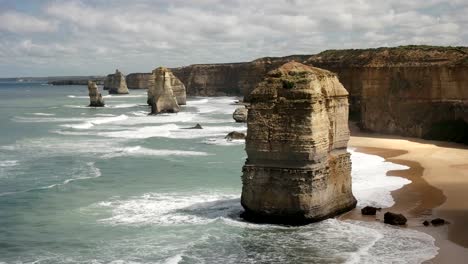 Morgen-Blick-nach-Westen-der-zwölf-Apostel-an-der-great-Ocean-road