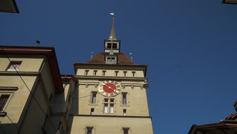 Switzerland-sunny-day-bern-city-clock-tower-top-panorama-4k