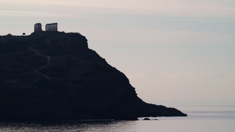 Griechische-Tempel-des-Poseidon,-Kap-Sounion