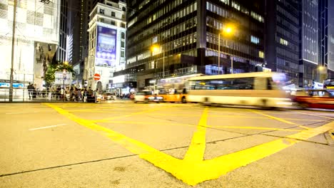 Night-City-Lights-und-Verkehr-Zeitraffer-in-Hong-Kong.