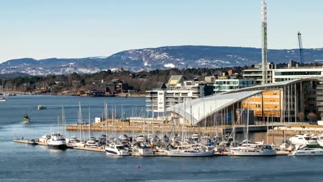 Oslo-Norway-time-lapse-4K,-city-skyline-timelapse-at-harbour