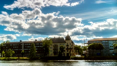 Timelapse-sobre-la-ciudad-de-sueca