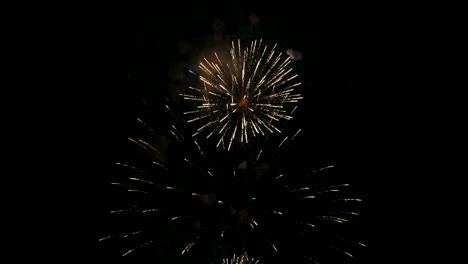 Footage-New-Year-celebration-fireworks