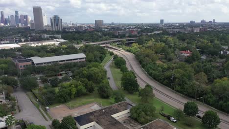 Aerial-of-Houston,-Texas