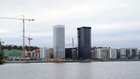 Tall-buildings-of-the-city-of-Stockholm-in-Sweden