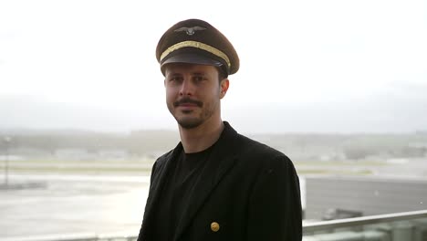 Successful-pilot-on-airport-terrace-before-flying-an-international-airliner