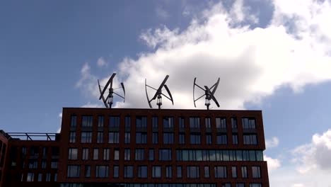 Wind-turbines-on-roof-of-a-building