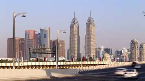 palm-Blick-auf-dubai-marina-Zeitraffer