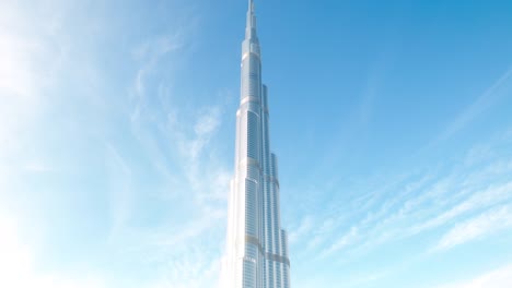 burj-khalifa-sonnigen-Blick-Zeitraffer