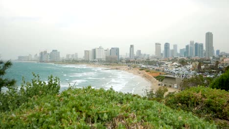 Tel-Aviv-shore-line-dolly-in