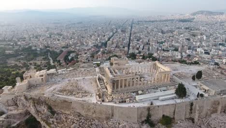 4K-Drohne-Schuss-von-Akropolis