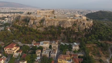 4K-Drohne-Schuss-von-Akropolis