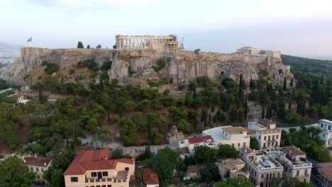 Drone-Shot-Of-Acropolis