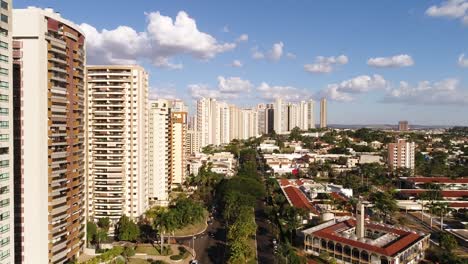 Aerial-View-of-Ribeirao-Preto-city,-Sao-Paulo,-Brazil