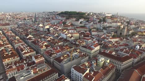 Aerial-View-of-Lisbon,-Portugal