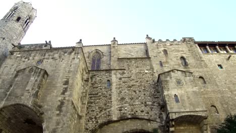 Ancient-Barcelona,-Gothic-Quarter.