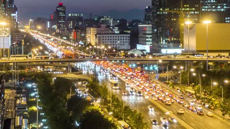 Beijing-Verkehr-Zeitraffer