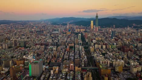 sunset-sky-taipei-cityscape-downtown-aerial-panorama-4k-timelapse-taiwan