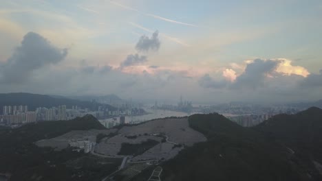 4K-footage-of-Tseung-Kwan-O-,-Hong-Kong-at-aerial-view