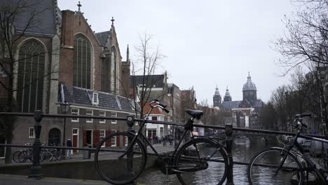 Amsterdam-Flussbettes.