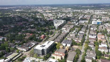 Aerial-of-Houston,-Texas