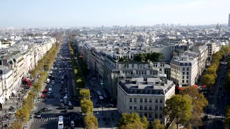 Aerial-view-of-Paris-urban-scape