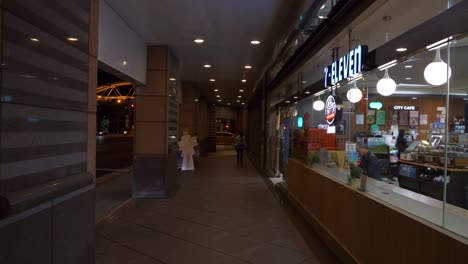 taipei-city-night-time-illuminated-sidewalk-street-panorama-4k-taiwan