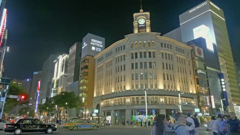 A-lot-of-people-around-Ginza-area-in-Tokyo-city-Japan