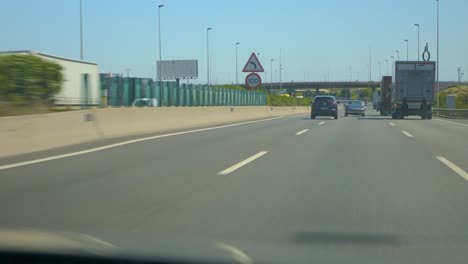 Driving-on-the-Spanish-highway