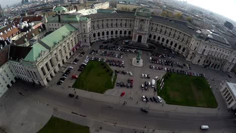 Aerial-view-on-Hofburg