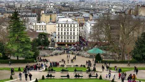 Blick-auf-Paris-in-Frankreich