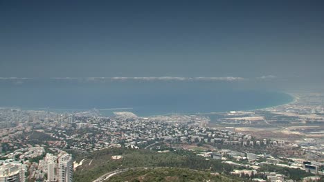 Haifa-bay-extreme-Aufnahme-panorama