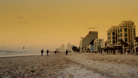 Strand-von-Tel-Aviv-Zeitraffer