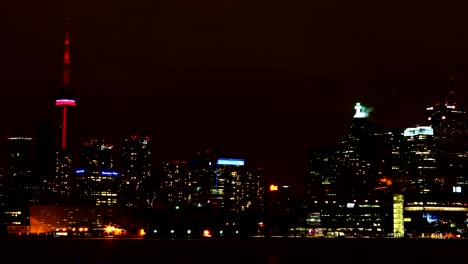 Timelapse-view-of-the-city-of-Toronto-at-night