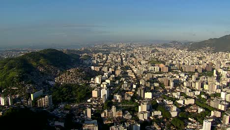 Flying-above-the-mountains-to-reveal-Rio-De-Janeiro