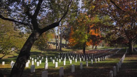 Arlington-Friedhof-während-des-Herbstes