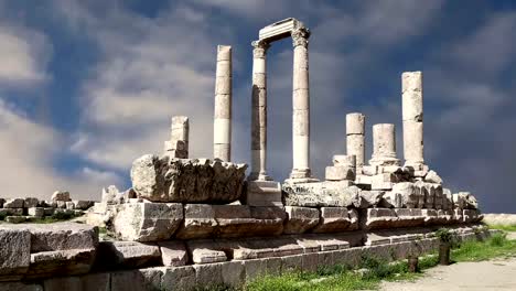 Amman-Sehenswürdigkeiten--alte-römische-Zitadellenhügel,-Jordanien