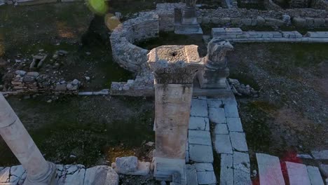 Aerial-Ancient-Greek-and-Ancient-Roman-Ruins-in-Turkey