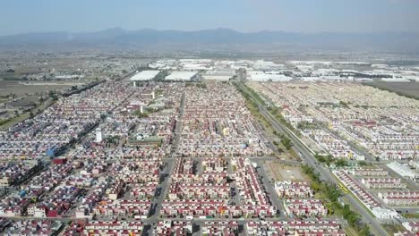 Air-view-of-Toluca,-Mexico